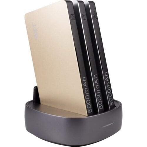 3 x 8000mAh Power Bank with Portable Power Station Built in Cable Fast Charger Powerbank for iPhone 12 Samsung Xiaomi Poverbank