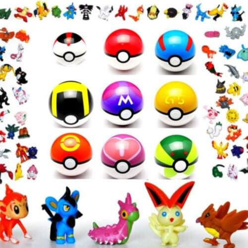 9pcs balls and 24 figures