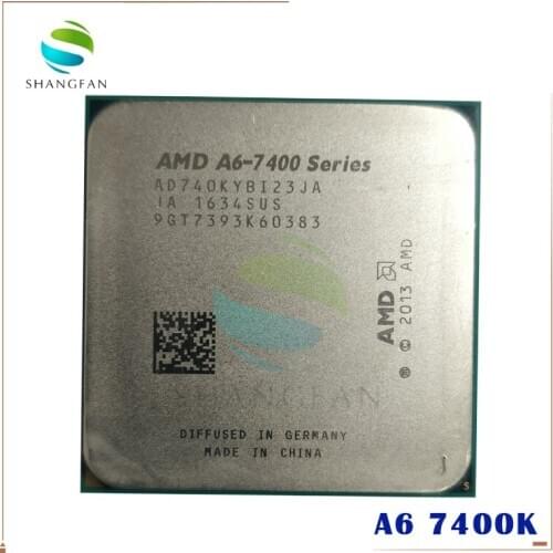 AMD A6-Series A6-7400K A6 7400 A6 7400K Dual Core 3.5G 65W AD740KYBI23JA Socket FM2