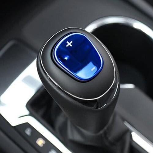 For Chevrolet Equinox Car Accessories Gear Shift Knob Sequins Cover Case Stainless steel Sticker