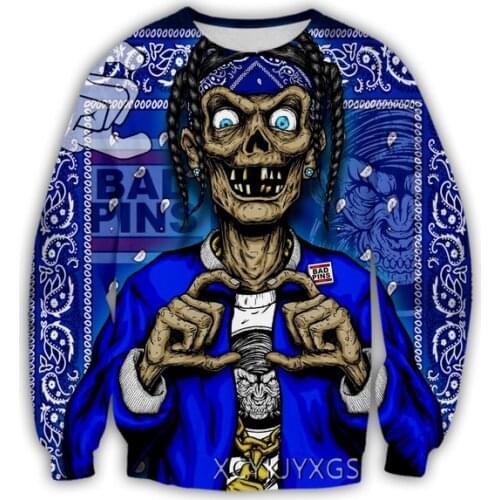 Blood Gang 3D Print Causal Clothing Bandana New Fashion Men Women Sweatshirt Size S-7XL men clothing