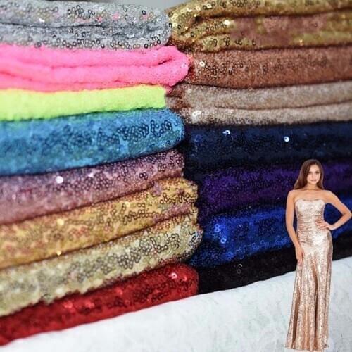 Sequin Fabric Sparkly Shiny Bling Material Cloth 130cm Wide Sewing Tilda Doll, DIY handmade materials