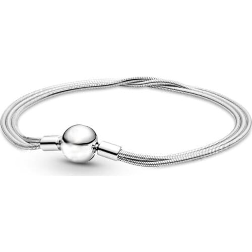 Temperament New Multiple Multi-loop Snake Bone Chain Simple Fashion 520 Girlfriends Valentines Day Gift Mens Womens Bracelets