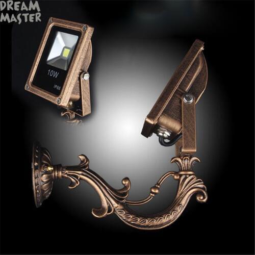 Bronze Vintage 10W outdoor LED Spotlights industrial COB LED Advertising lights Retro Europe style out door porch sign lamp