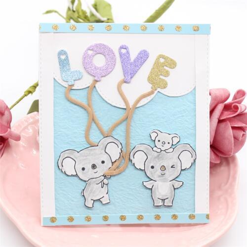 Letters Metal Cutting Dies Stencils for DIY Scrapbooking Decorative Embossing Paper Card Making Craft