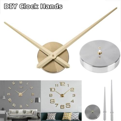 New Brief DIY Large Clock Needles Quartz Hour Hands Accessories Mechanism Big Size for 3D Wall Clock Modern Home Decor
