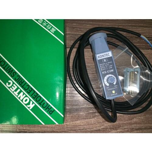 Color photoelectric sensor switch Making electromechanical KS-C2W white KS-C2G green KS-C2B blue KS-C2R red KS-C2GA 12-30VDC