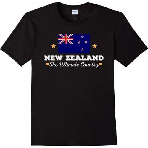 Stranger Things Design T Shirt 2019 New MenS Tees Tops New Zealand The Ultimate Country National Flag slim Fit Tee Shirt