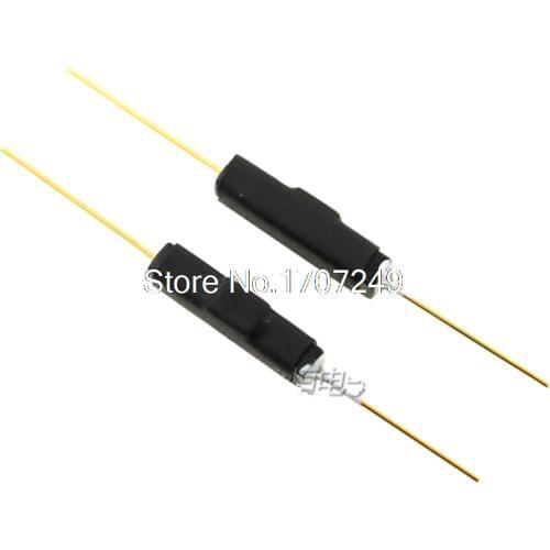 10 pcs/lot Reed Switch Plastic Type GPS-14B 2 * 14 Anti- Vibration Damage Magnetic Switch NC Gerkon Normally Closed NC