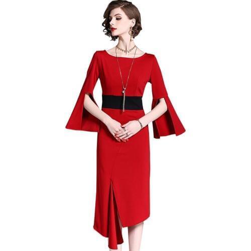 Летние платья с длинным рукавом HVMODLZV China At AliExpress