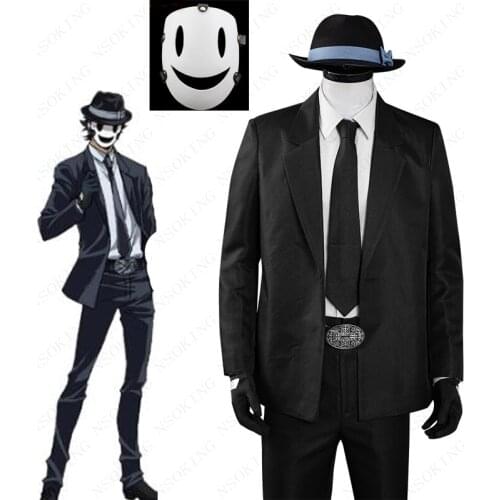 Anime High Rise Invasion Cosplay Sniper Mask Uniform Costume Resin Mask Props Halloween Suit custom made