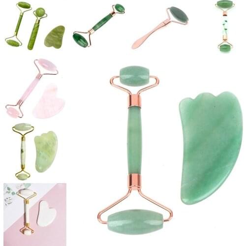 Massager For Face Jade Roller Facial Skin Care Tools Natural Scraper Body Beauty Slimming Massagers Lift Tools