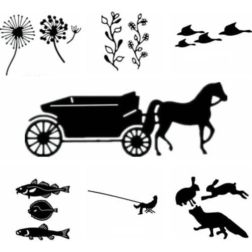 Wild Landscape Metal Cutting Dies Stencils for DIY Scrapbooking Album Photo Paper Cards Making Crafts Embossing New 2019 Die