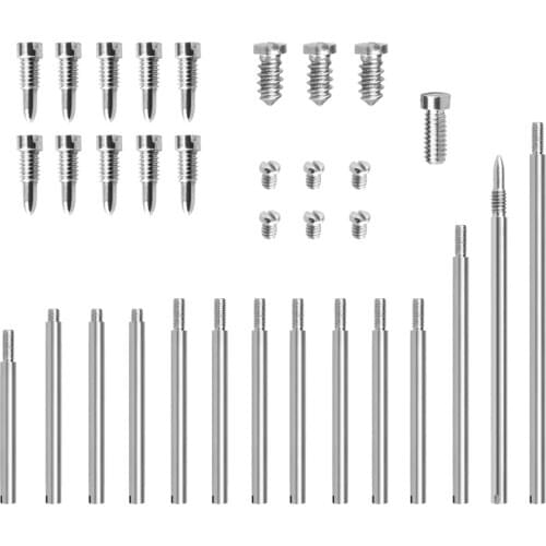 Metal Clarinet Fitting Threaded Shafts Screw Set Repair Parts Musical Accessory