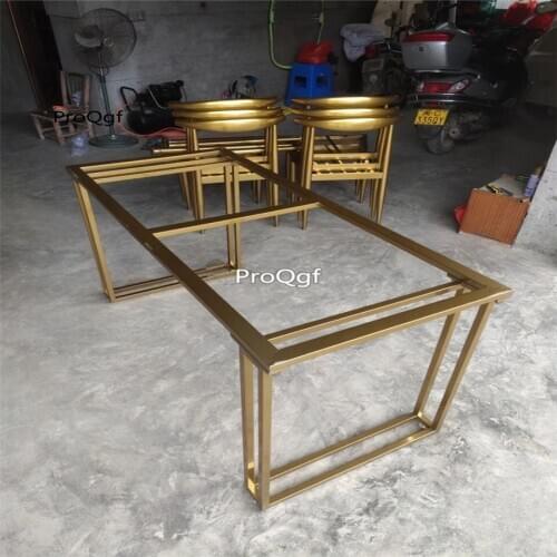 Prodgf 1 Set gold leg for 160*70*75cm marble dining table
