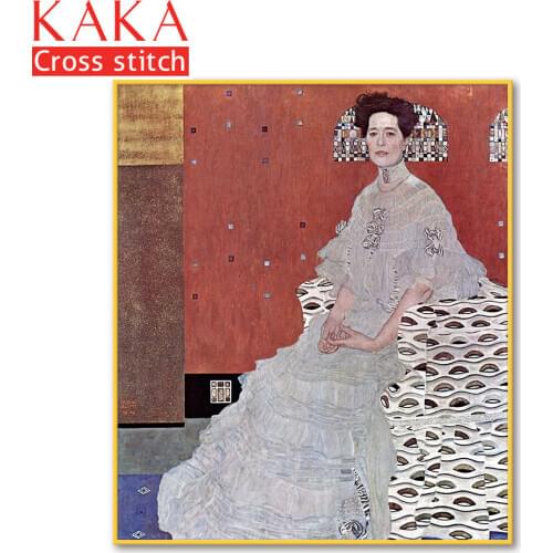 Cross stitch kits,Embroidery needlework sets with printed pattern,11CT-canvas for Home Decor Painting,Portrait Full NCKP071