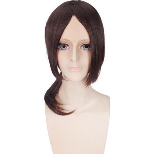 Anime Attack on Titan Ymir Brown Wig Cosplay Costume Heat Resistant Synthetic Hair Men Women Cosplay Wigs
