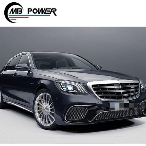 S class W222 body kit S class W222 S63 upgrade S65 ko style headlights tail lamp grille side skirt car bumpers