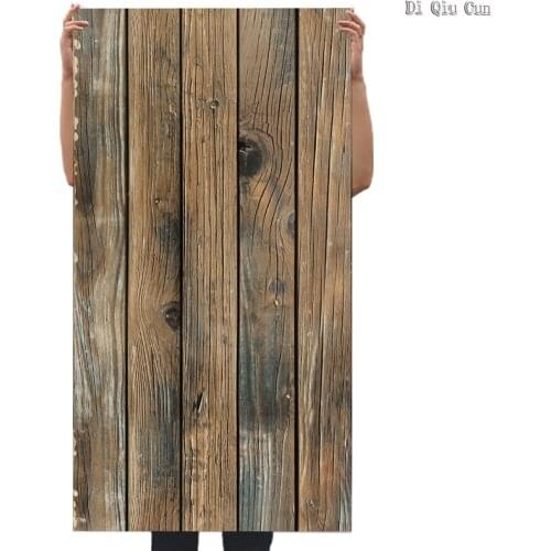 Retro Faux Wood Grain Peel And Stick Wallpaper Self-adhesive Wood Plank Wallpaper Roll Removable Vinyl Wall Covering For Restaur