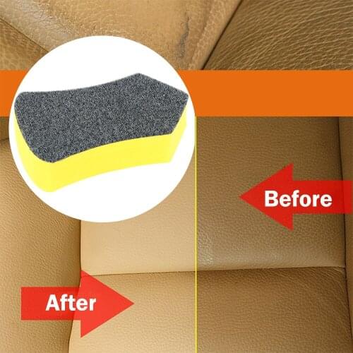 Car Nano Cleaning Brush Felt Washing Tool Interior Cleaning Brush Polishing for Car Leather Seat Auto Care Detailing Tool
