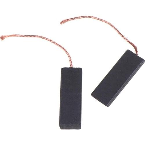 2pcs Motor Carbon Brushes 70mm Lead 5x13.5x40mm Electric Hammer Angle Grinder Graphite Brush For Washing Machine Power Tool