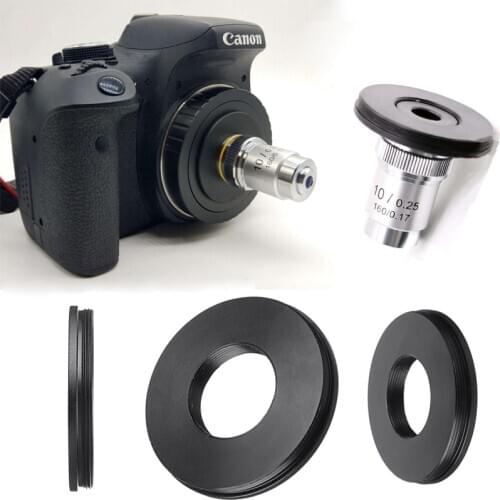 RMS Adapter Ring Microscope Objective To EF EOS DSLR/SLR Camera Thread Interface for Micro Macro Photography