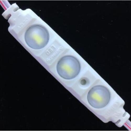 100pcs LED 5730/5630 3 LED Injection LED Module DC 12V waterproof Pink Color led modules lighting for backlight sign
