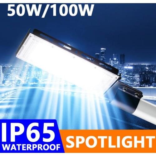 LED Street Light AC180-240V Outdoor Floodlight Spotlight IP65 Waterproof Wall Light Garden Road Street Pathway Spot Light 100W