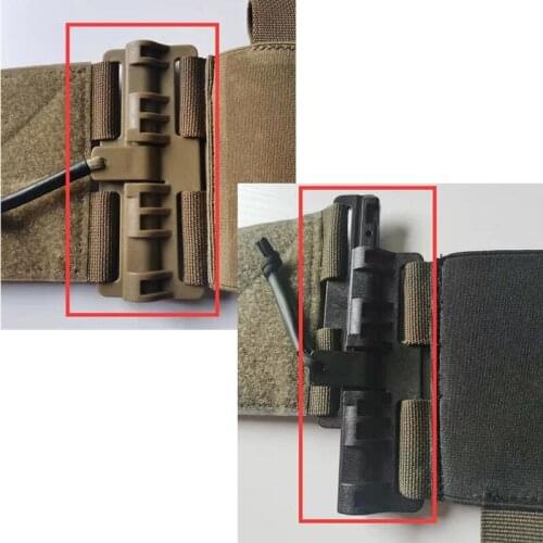 10PCS DE BK APC Tactical Vest Quick Release Button Buckle POM QD Adapter DuPont Nylon Material