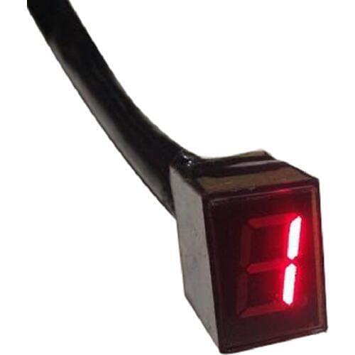 Universal Red LED Digital Gear Indicator Motorcycle Display Shift Lever Sensor 5 Gears wholesale Gear Shift Indicator
