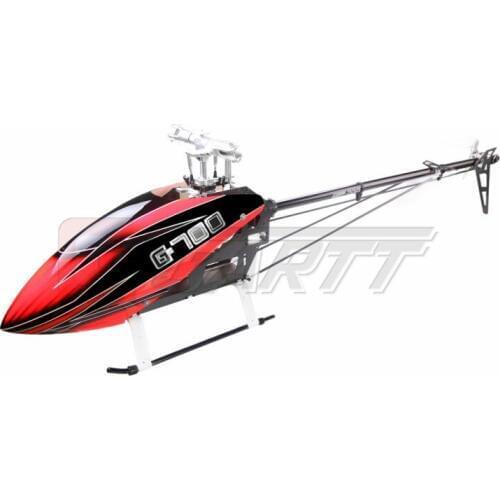 GARTT 700 DFC TT RC Helicopter Torque Tube Version fiber glass canopy fits Align Trex 500FBLGT
