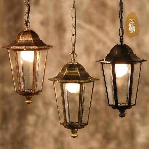 Waterproof rustproof European chandelier outdoor light balcony lamp garden lamp hall ade hallway hall lights corridor light ZCL