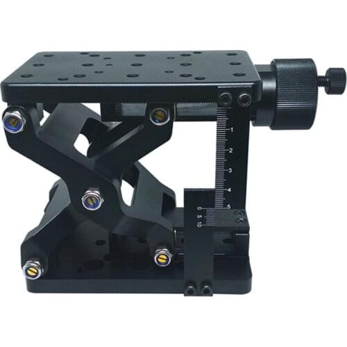 Pt-Sd408/408S High Precise Manual Lift Z-Axis Manual Lab Jack Elevator Optical Sliding Lift Lifting Platform 60Mm Travel