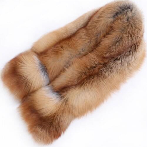 Natural shawl women ladies real fur scarf