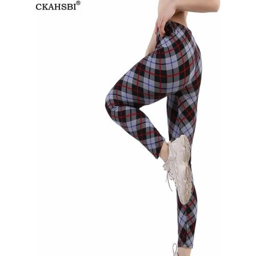 CKAHSBI Fitness Women Yoga Pants Printed Sports Workout Gym Leggings Exercise Athletic Pants Sexy Mujer Stretch Elastic Trousers