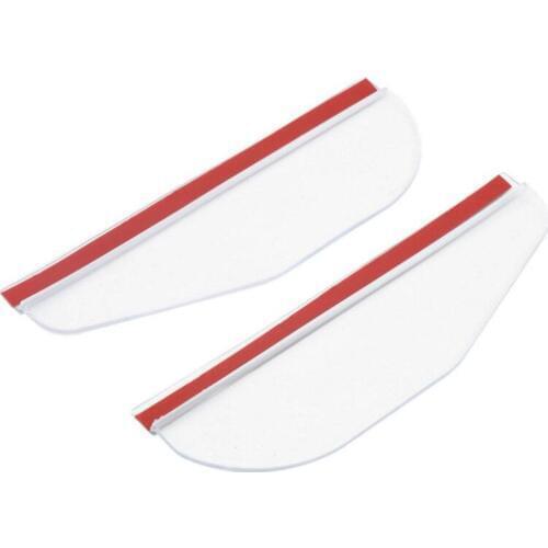 2pcs Universal Flexible PVC Rearview Mirror Rain Shade Rainproof Blades Car Accessories Car Back Mirror Eyebrow Rain Cover