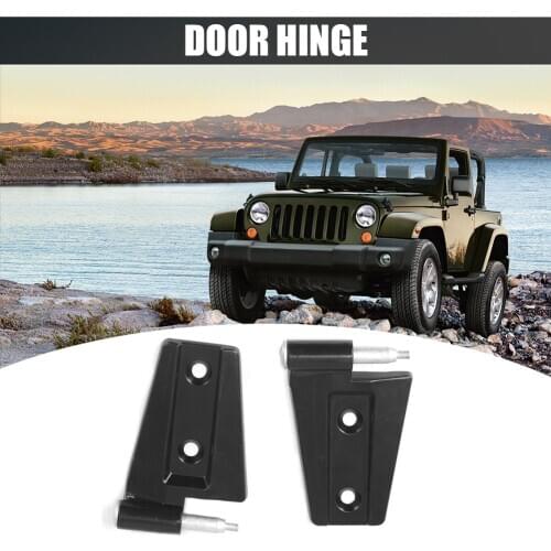 Convenient Replace Car Accessories 1 Pair Aluminum Alloy Door Hinge for Jeep Wrangler JK 07-17 Replacement Parts