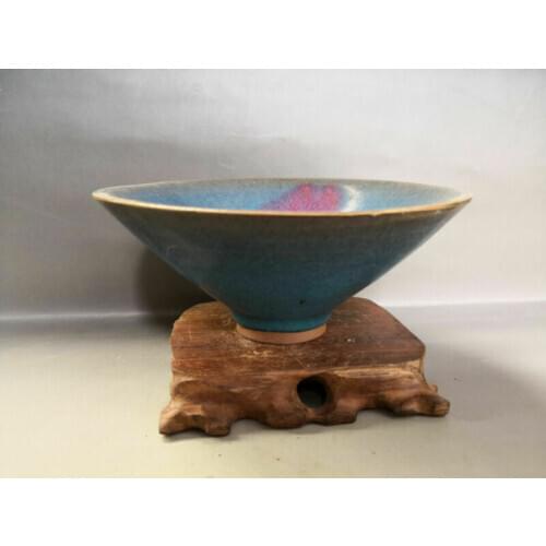 Chinese old porcelain Jun kiln porcelain bowl