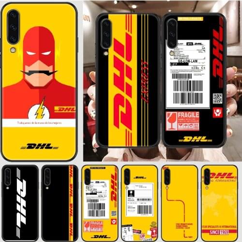 Hot DHL Express Phone case For Samsung Galaxy A 3 5 7 8 10 20 21 30 40 50 51 70 71 E S 2016 2018 4G black soft cell cover