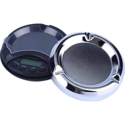 20PCS 200g 0.01/0.1g Digital Precision Pocket Scale Ash Tray Style Weighing Scale Metals Gems LCD Display Digital Scale Unique
