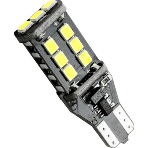 Decoding Automobile LED Bulb CANBUS W16w T15 2835 15 Led Turn Signal Reverse Lamp Led Lights for Car Car Accessories