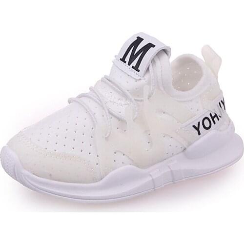 Kids Lightweight absorbing Spring Autumn Kids Running Shoes Children Sneakers for Boys and girls Sport Shoes Mesh Breathable