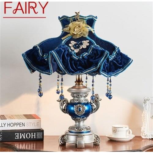 FAIRY Table Desk Lamps LED Contemporary Nordic Luxury Decoration Resin Light For Home Bedside