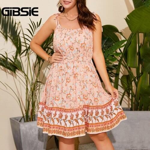 Summer Dresses With Print GIBSIE China