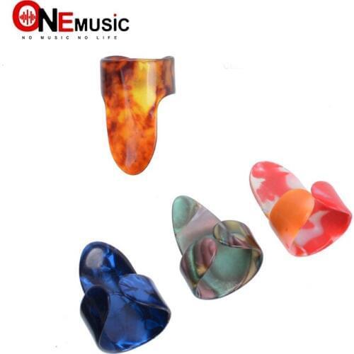 3 pcs/lots Celluloid Finger Guitar Picks Plastic Index Picks for Guitar Bass Plectrums Aoustic Guitar Accessories mix colors