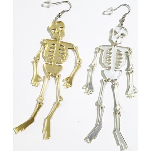 Epoxy Resin Mold Handmade DIY Crafts Jewelry Making Tool Skeleton Earrings Pendant Casting Silicone Mould