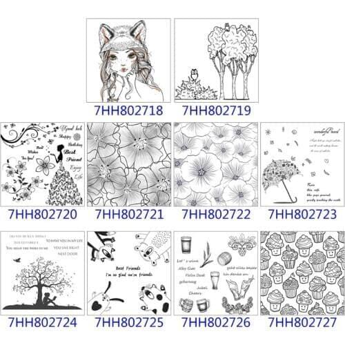 Cute Dogs Best Friend DIY Silicone Clear Stamp Seal Scrapbook Embossing Album