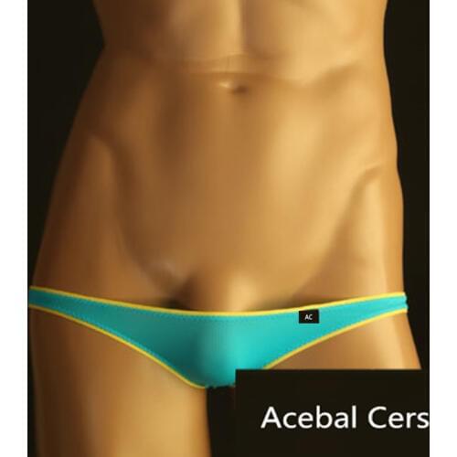 Acebal Cers Bikini 2017 Mens Underwear Mens Short Fashion g-strings Mens Low Waist Underwear Mens Thongs And G Strings