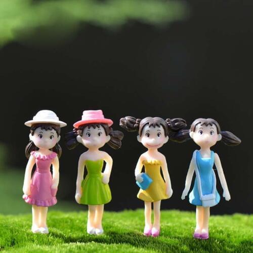 Girls Set Miniature Garden Decor Fairy Home Houses Decoration Crafts DIY Accessories