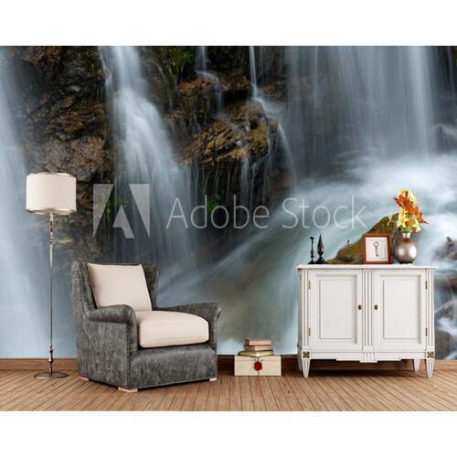 Custom nature papel de parede, Barbara waterfalls in Alaska fresco for living room bar KTV background home decor wallpaper